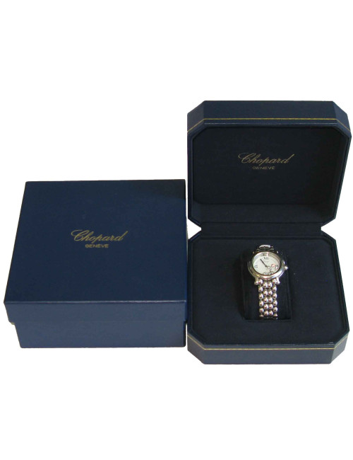 xxx Montre bracelet de dame CHOPARD  "Happy Sport" en acier 
