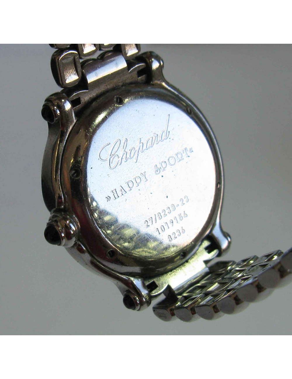 xxx Montre bracelet de dame CHOPARD  "Happy Sport" en acier 