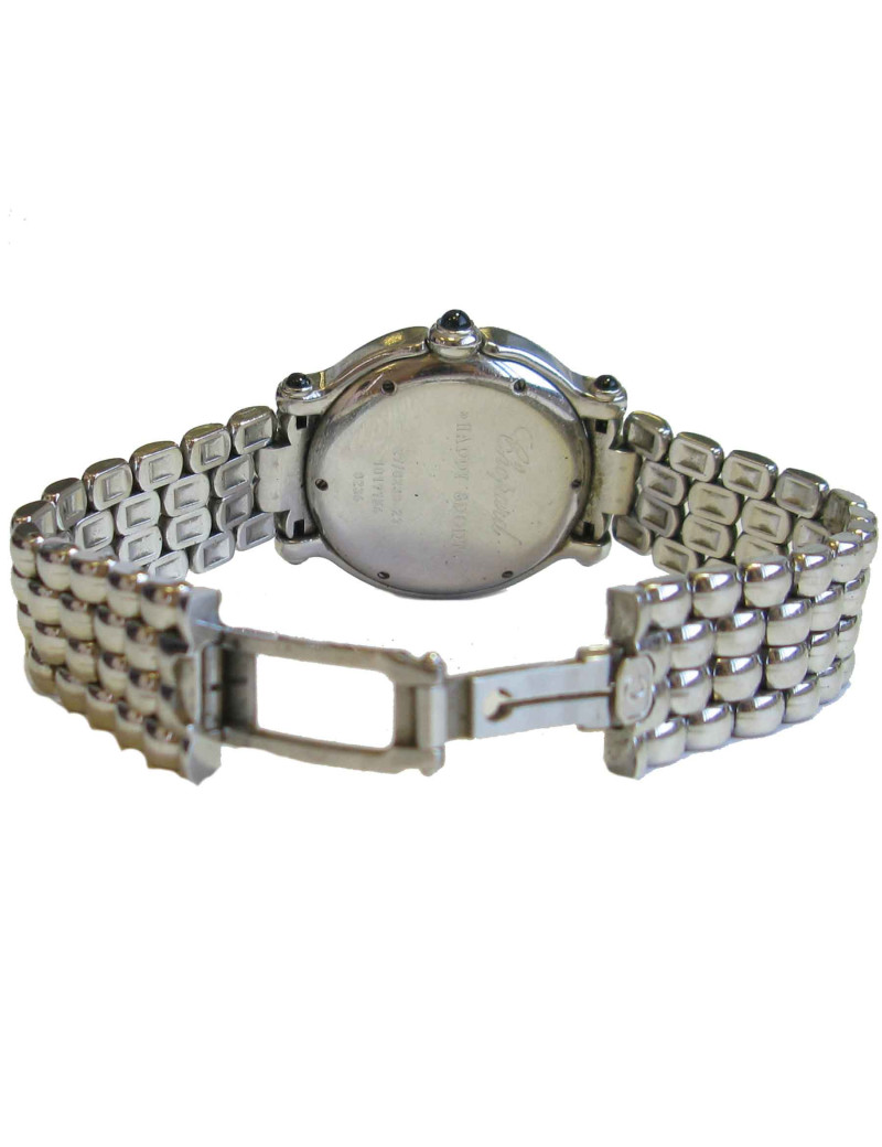 xxx Montre bracelet de dame CHOPARD  "Happy Sport" en acier 
