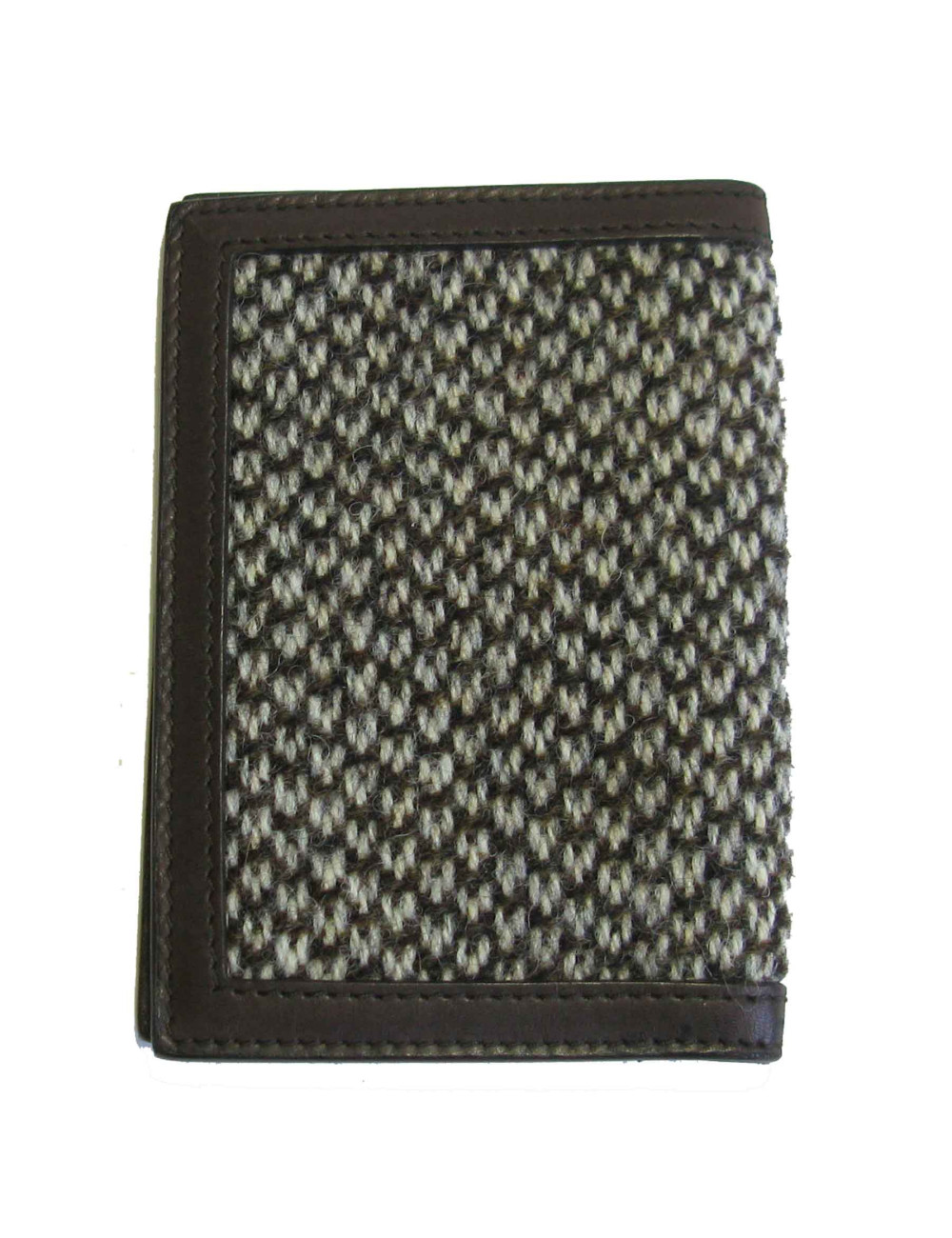 Porte-cartes YVL SAINT LAURENT cuir et tweed