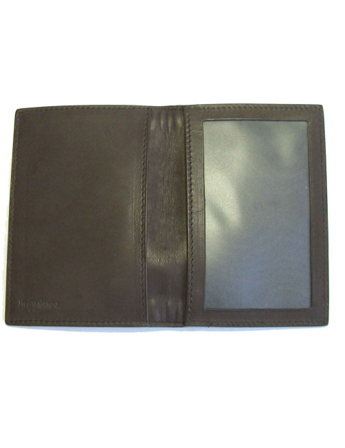 Porte-cartes YVL SAINT LAURENT cuir et tweed