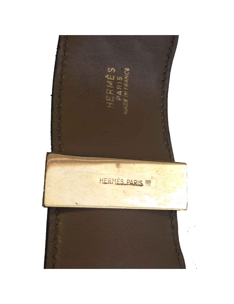 Manchette Médor HERMES epsom gold