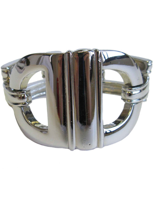 xxx Bracelet CHRISTIAN DIOR en métal argenté