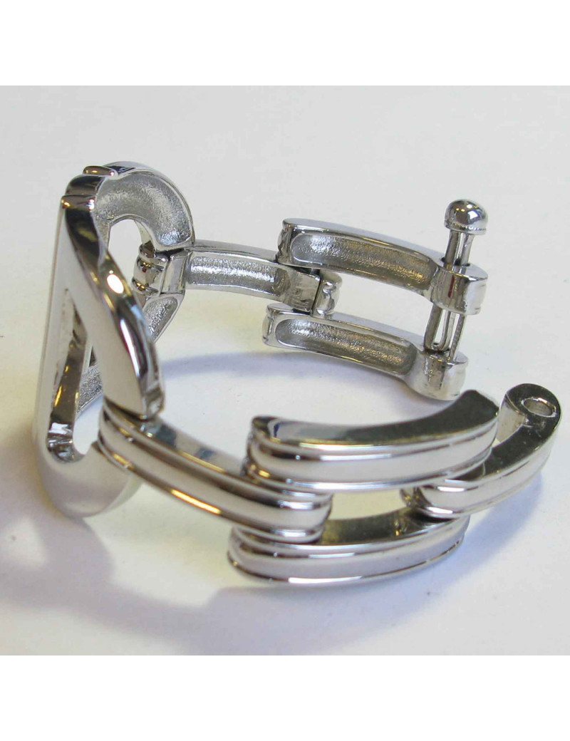 xxx Bracelet CHRISTIAN DIOR en métal argenté