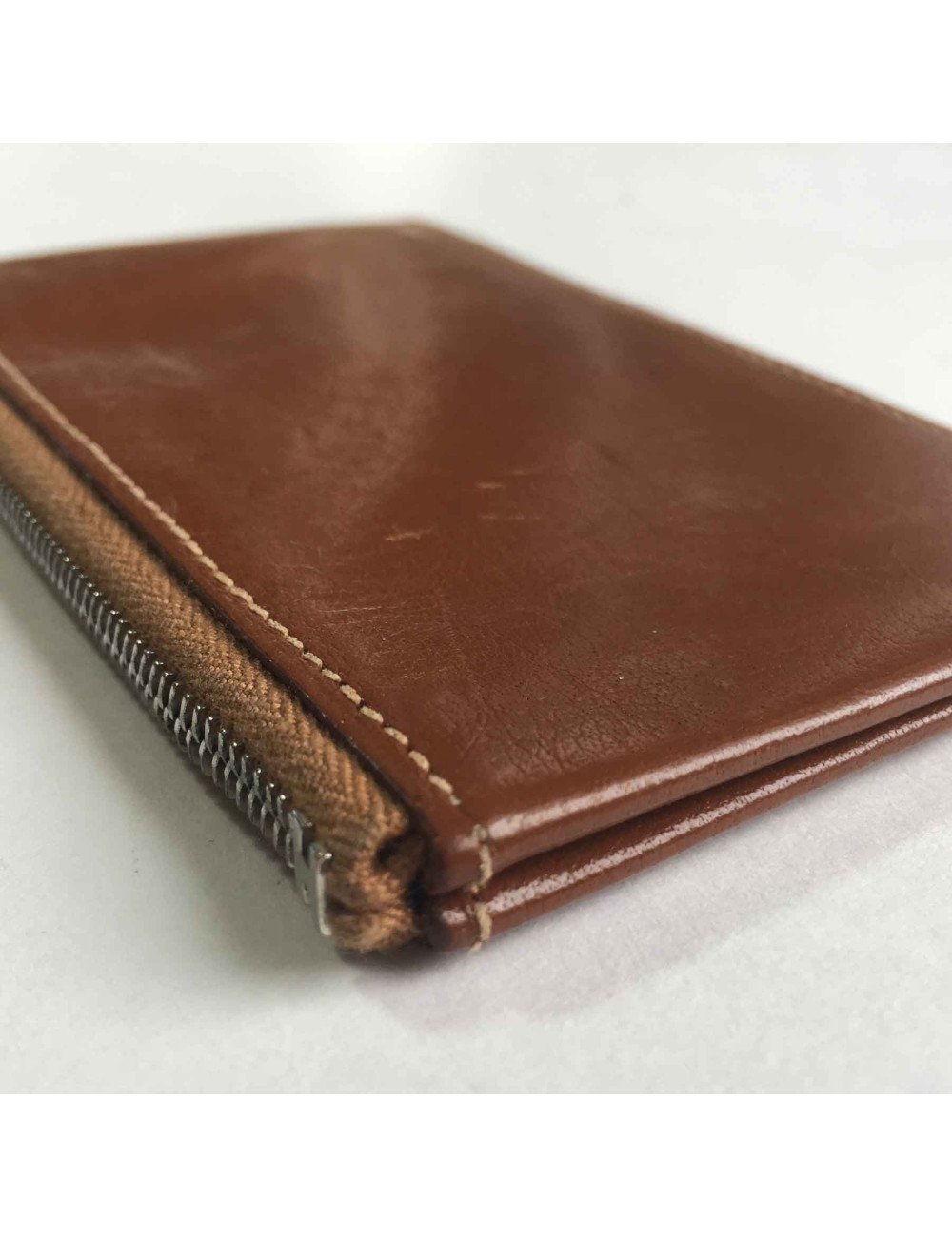 Porte-cartes HERMES en veau barénia