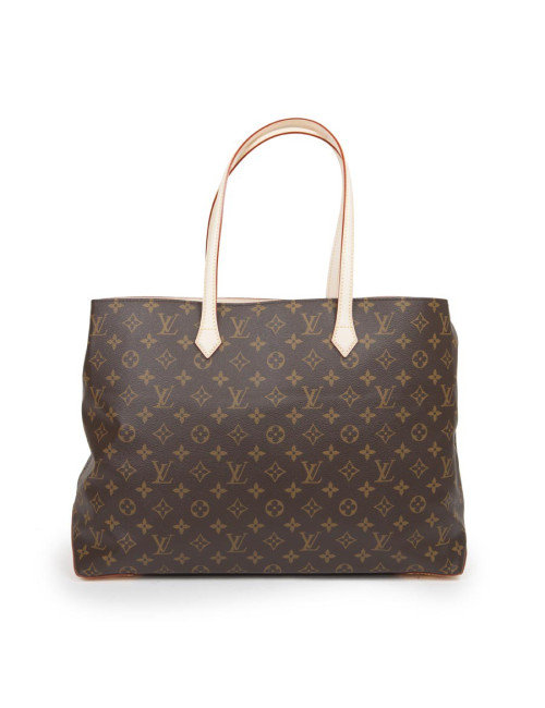 Sac Wilshire LOUIS VUITTON cuir monogram MM