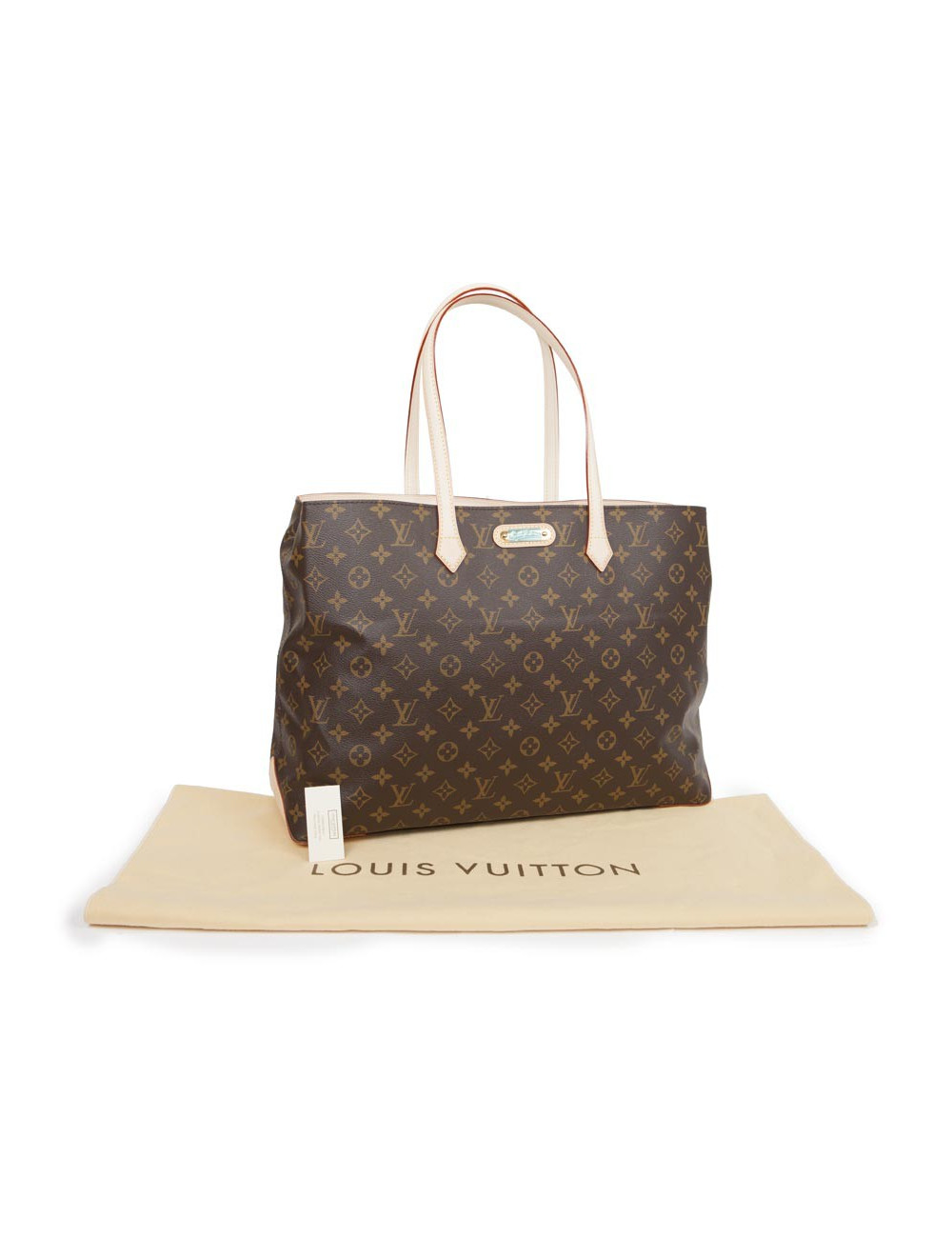 Sac Wilshire LOUIS VUITTON cuir monogram MM
