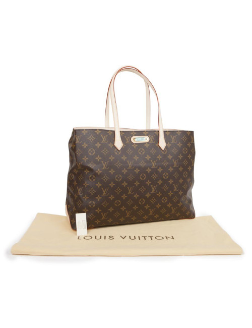 Sac Wilshire LOUIS VUITTON cuir monogram MM
