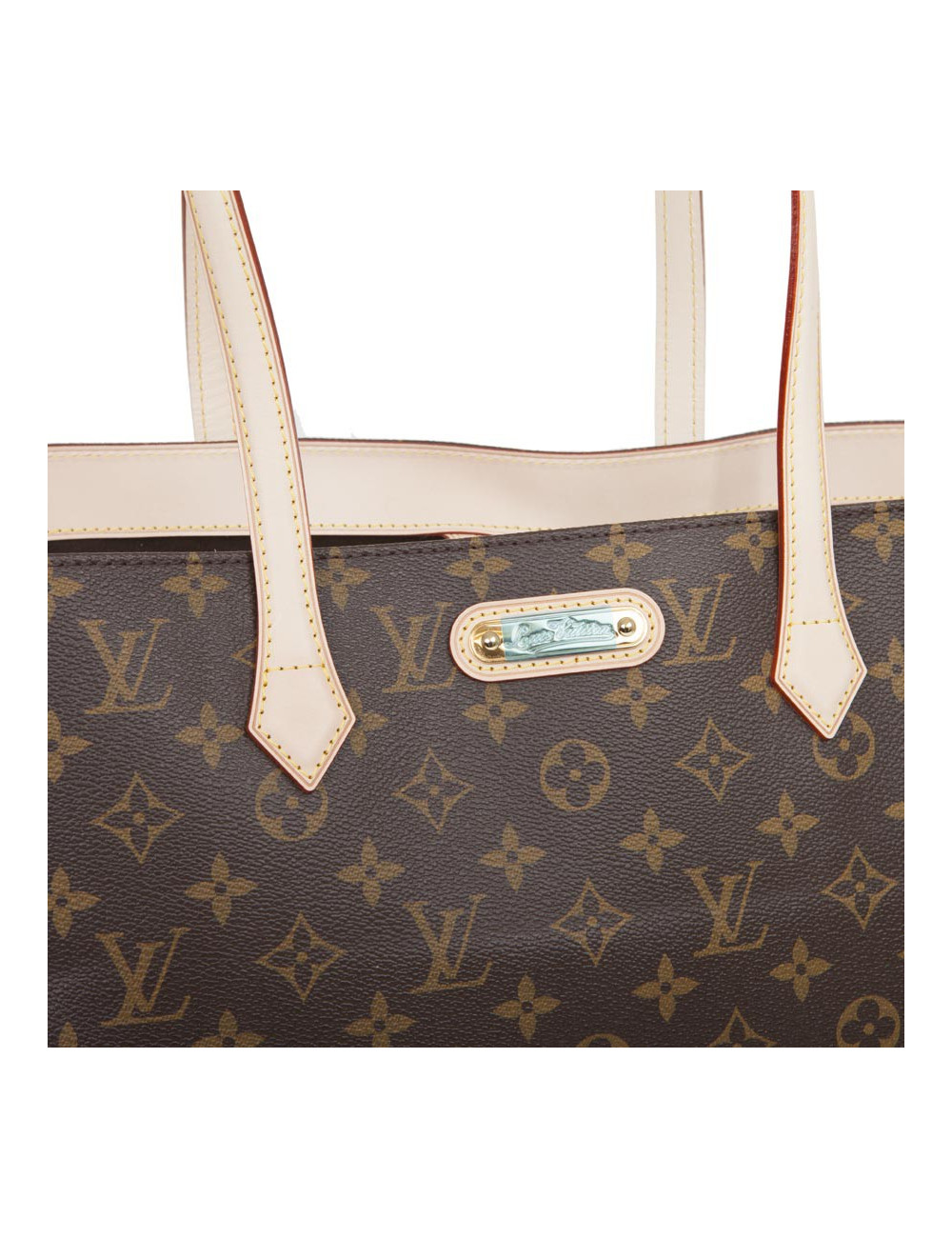 Sac Wilshire LOUIS VUITTON cuir monogram MM