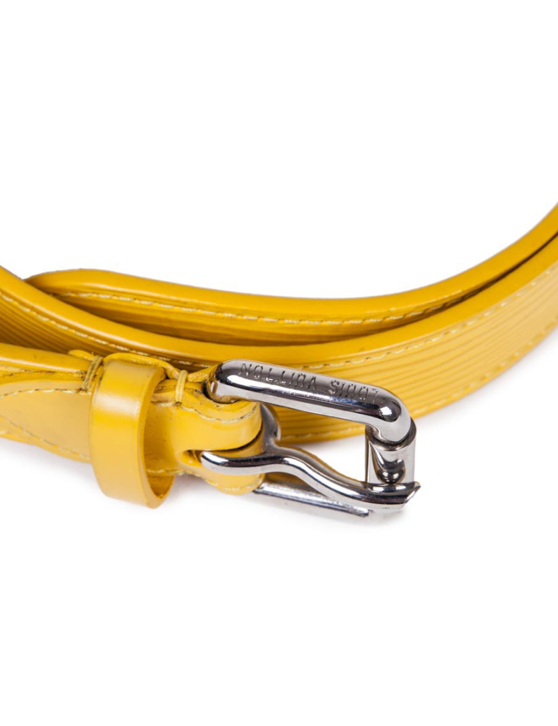 Ceinture LOUIS VUITTON cuir épi jaune