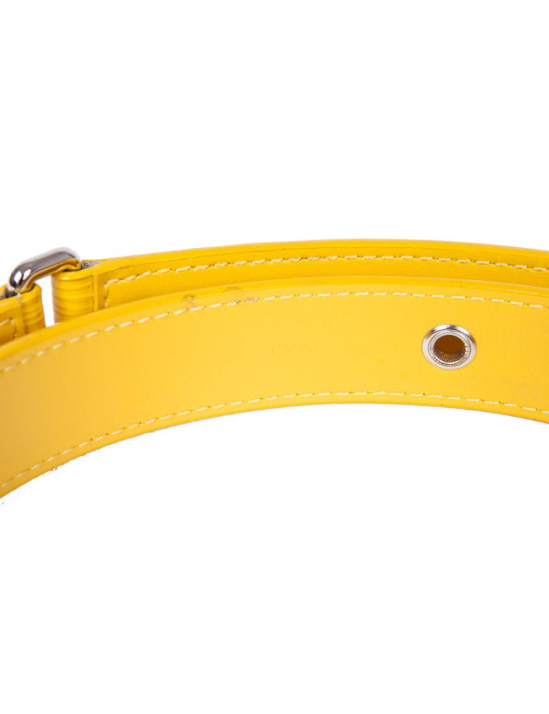 Ceinture LOUIS VUITTON cuir épi jaune