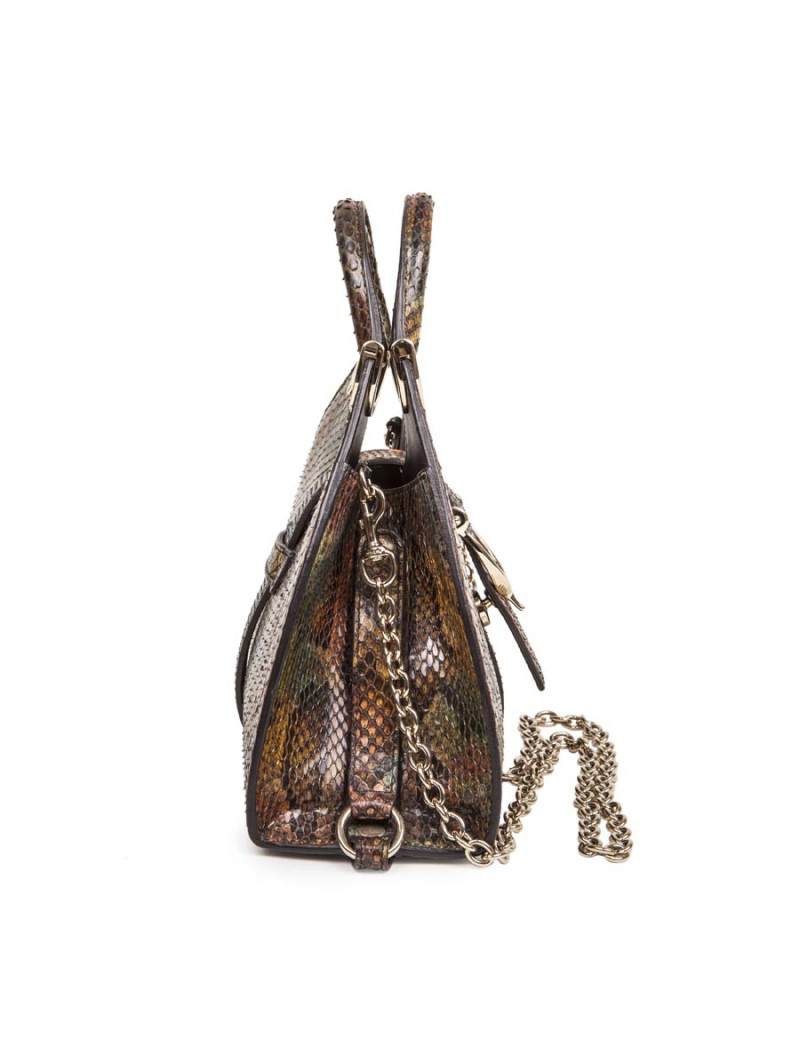 Sac GUCCI en python vert