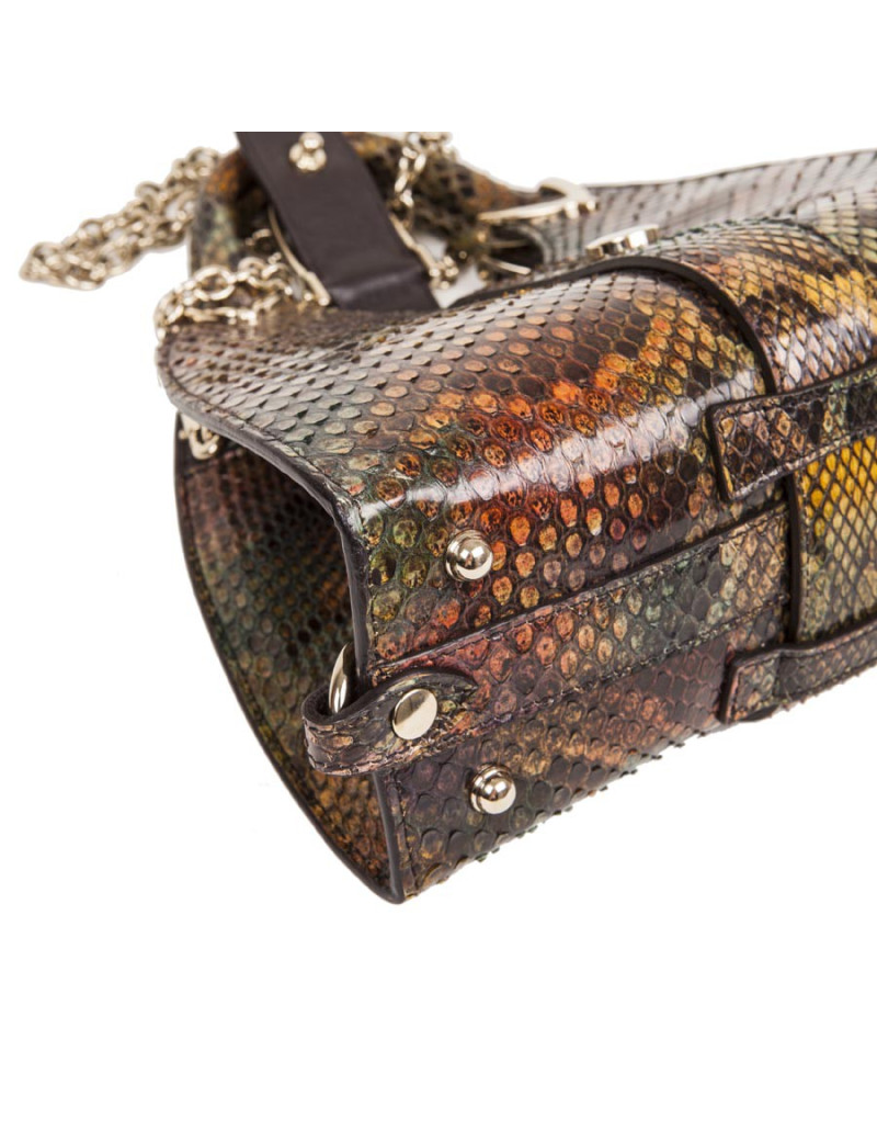 Sac GUCCI en python vert