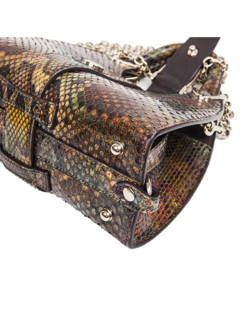 Sac GUCCI en python vert