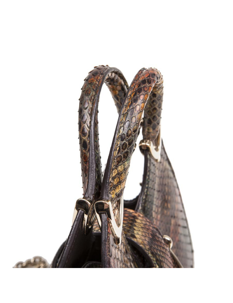 Sac GUCCI en python vert