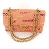 Sac CHANEL collector timeless en toile rose