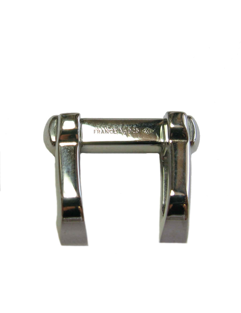 Boutons de manchette CARTIER  en argent massif