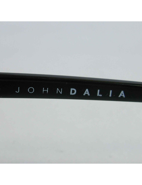 Lunettes de soleil JOHN DALIA rondes en acétate noir