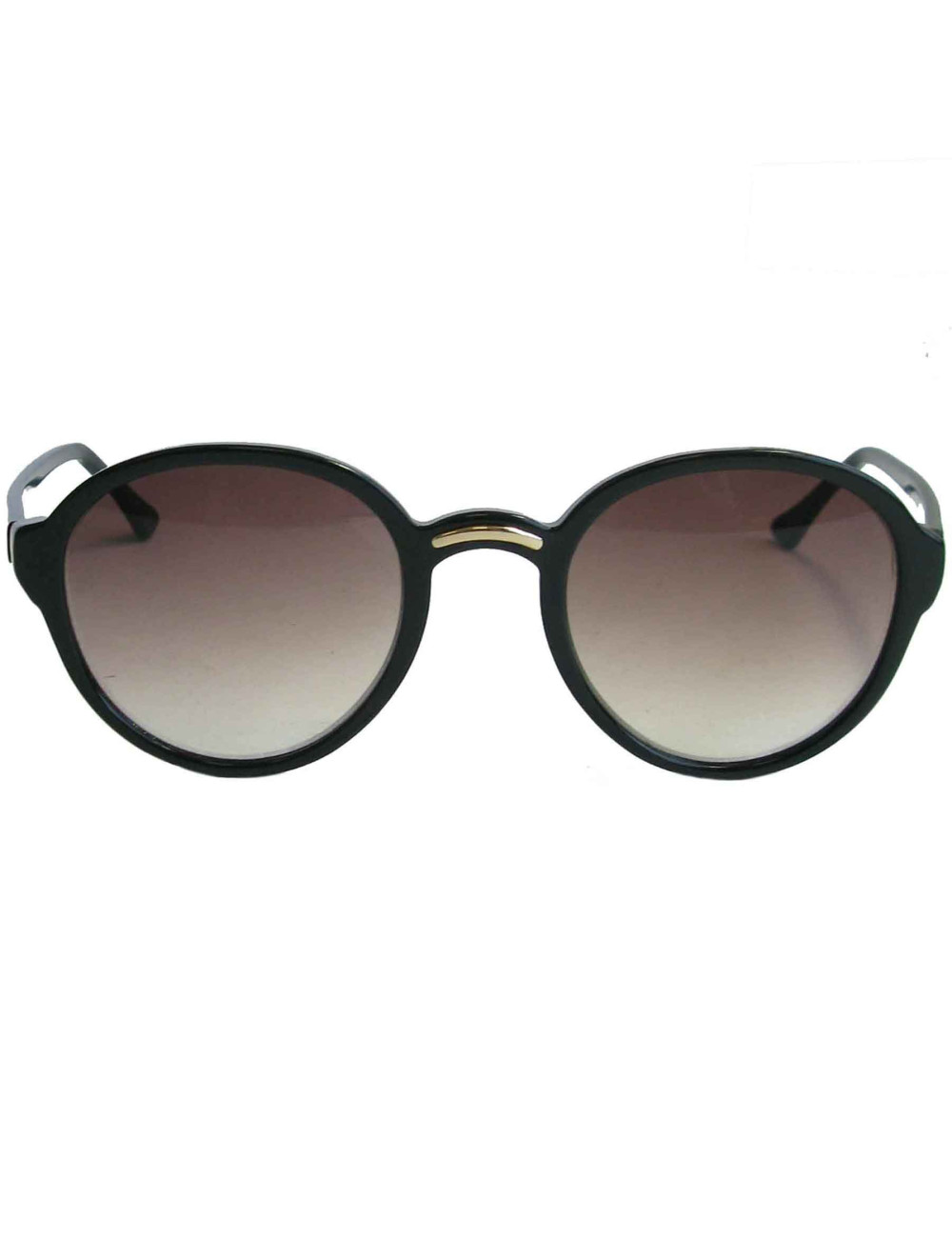 Lunettes de soleil JOHN DALIA rondes en acétate noir