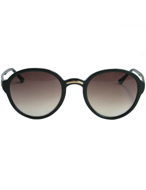 Lunettes de soleil JOHN DALIA rondes en acétate noir