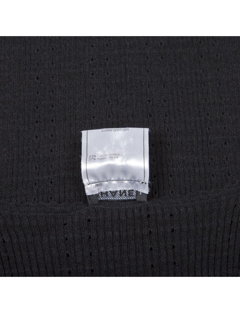 Débardeur CHANEL  t 38 stretch noir 