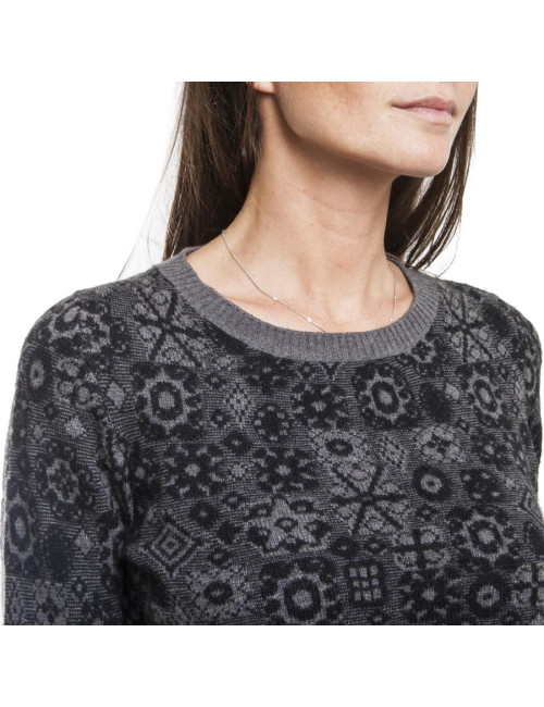 Pull CHANEL T 34 cachemire gris et noir