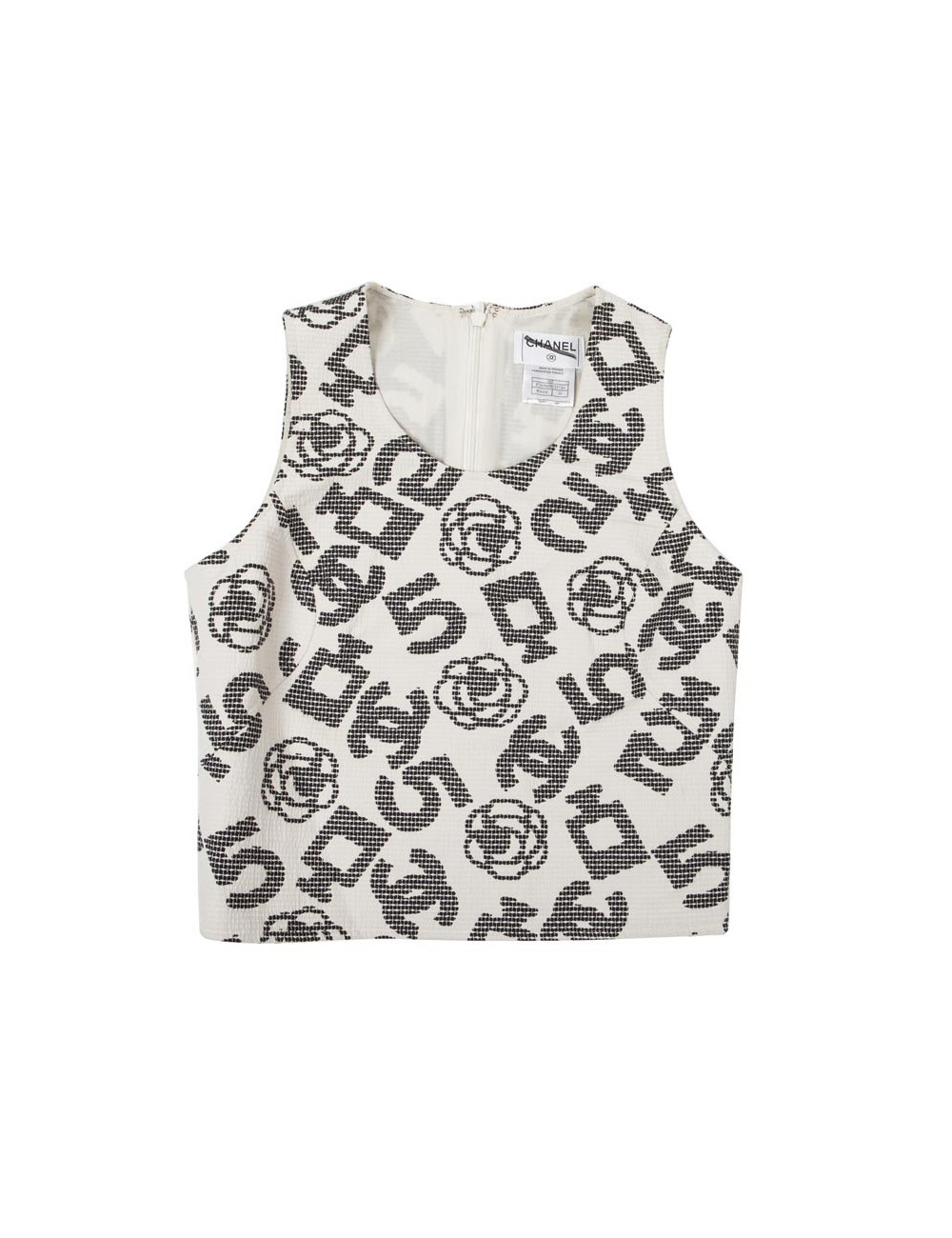 Haut CHANEL T 38 siglé CC