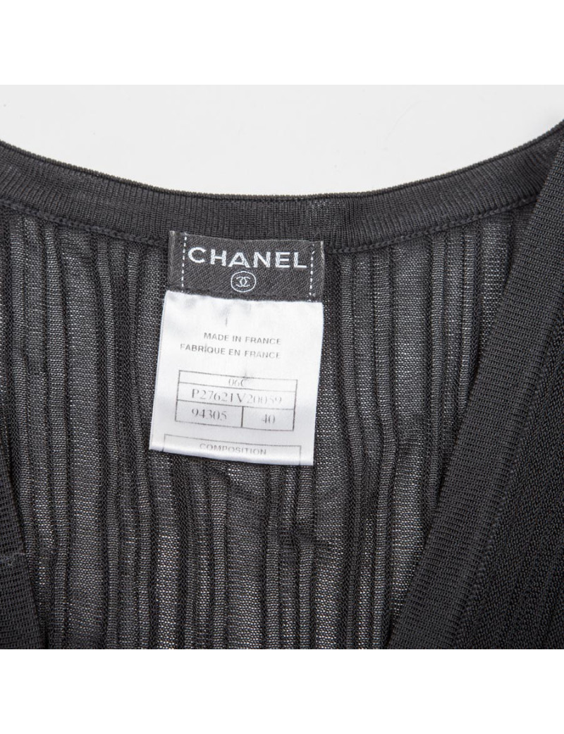 Top CHANEL  t 40 stretch noir