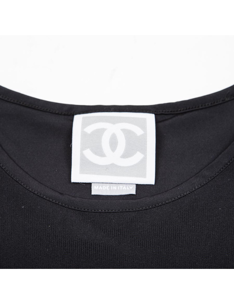 Débardeur CHANEL T 38 bicolore 
