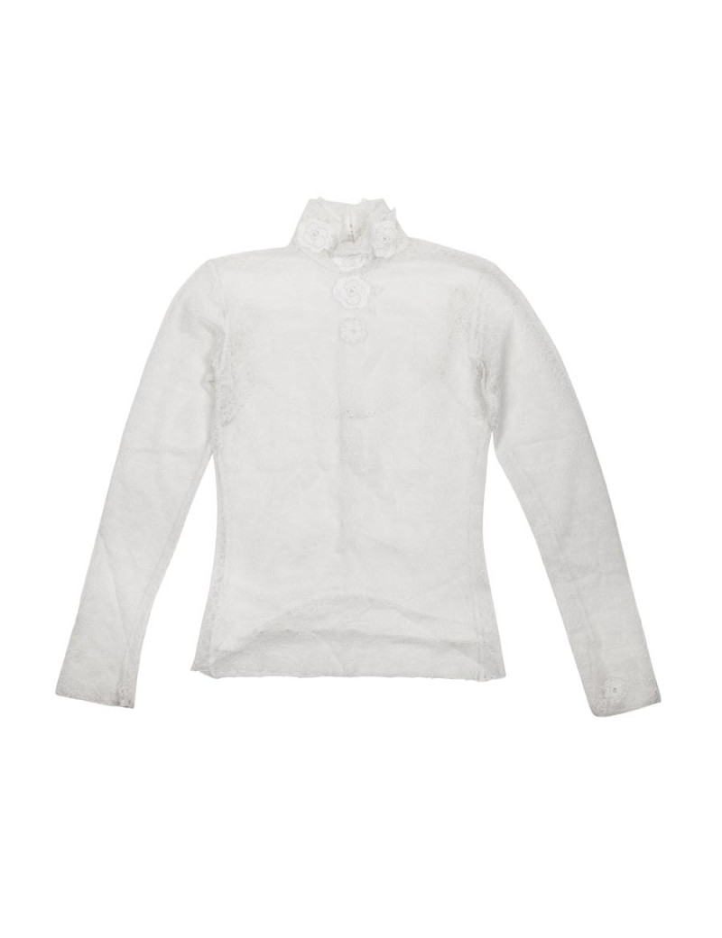 Haut CHANEL T 42 dentelle écrue