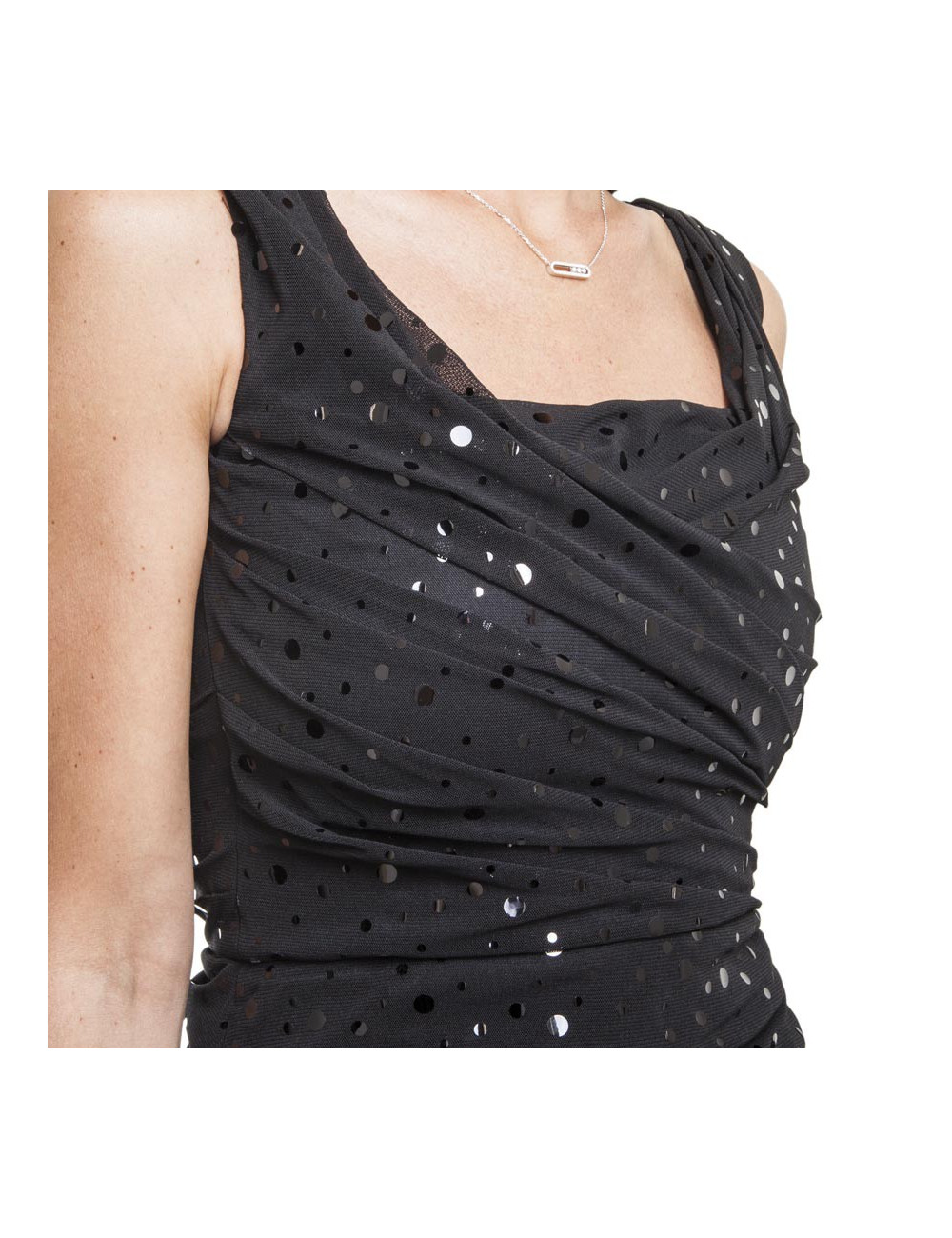 Robe DOLCE GABBANA T 38 FR noire à paillettes
