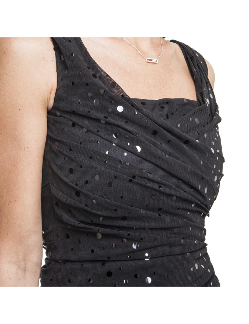 Robe DOLCE GABBANA T 38 FR noire à paillettes