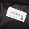 Veste VIKTOR & ROLF T 40 sans manches en laine noire 