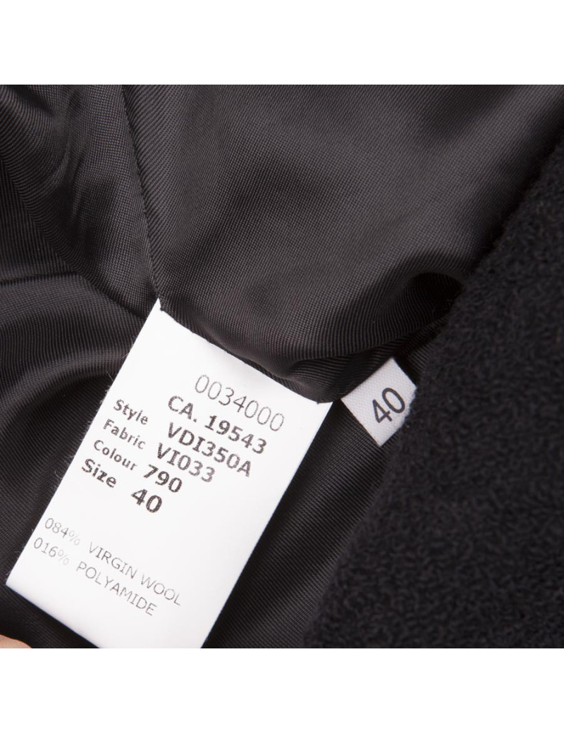 Veste VIKTOR & ROLF T 40 sans manches en laine noire 