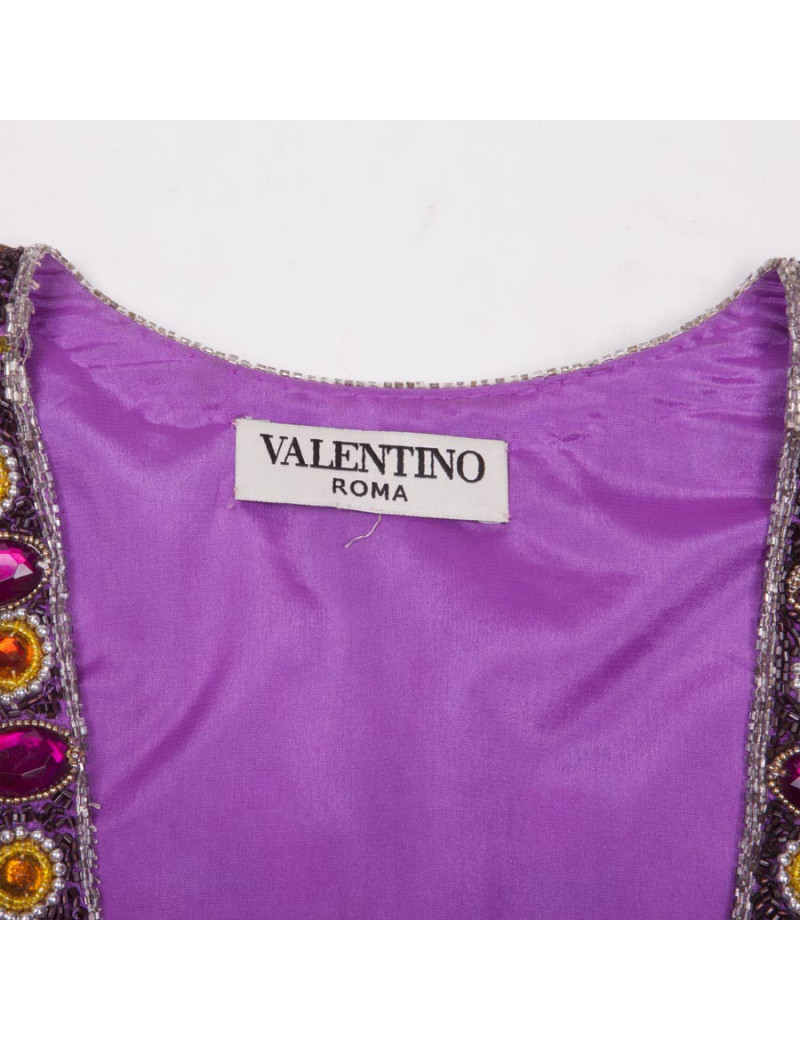 Veste VALENTINO sequins multicolores vintage 