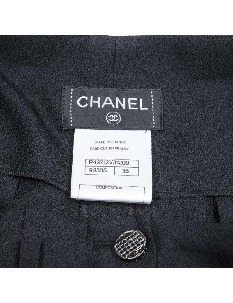 Jupe-short CHANEL noire T 36