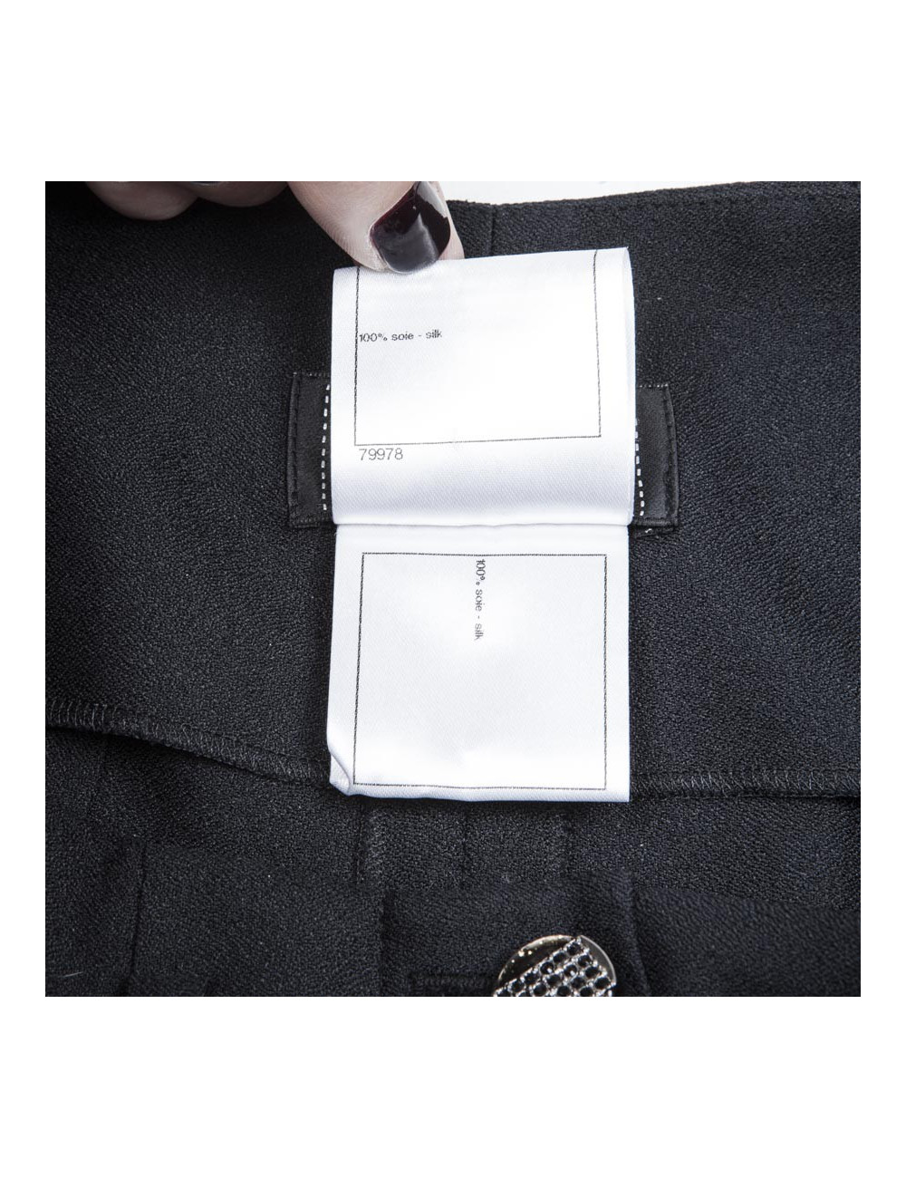 Jupe-short CHANEL noire T 36