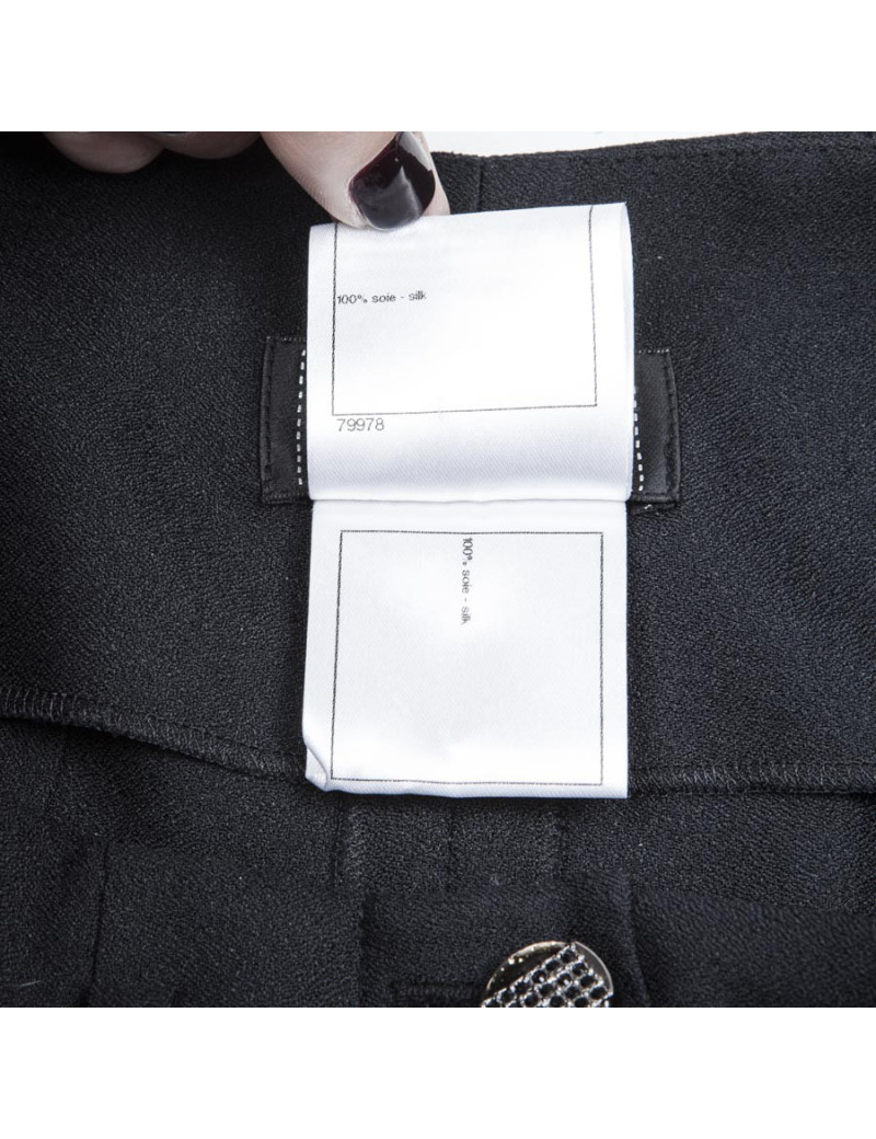 Jupe-short CHANEL noire T 36