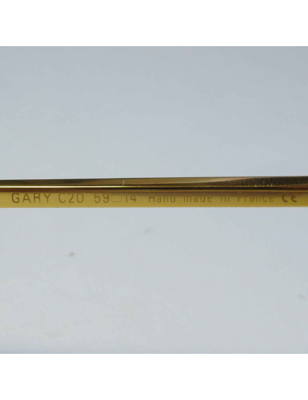 Lunettes de soleil JOHN DALIA modèle Gary en écailles et or 24 carats