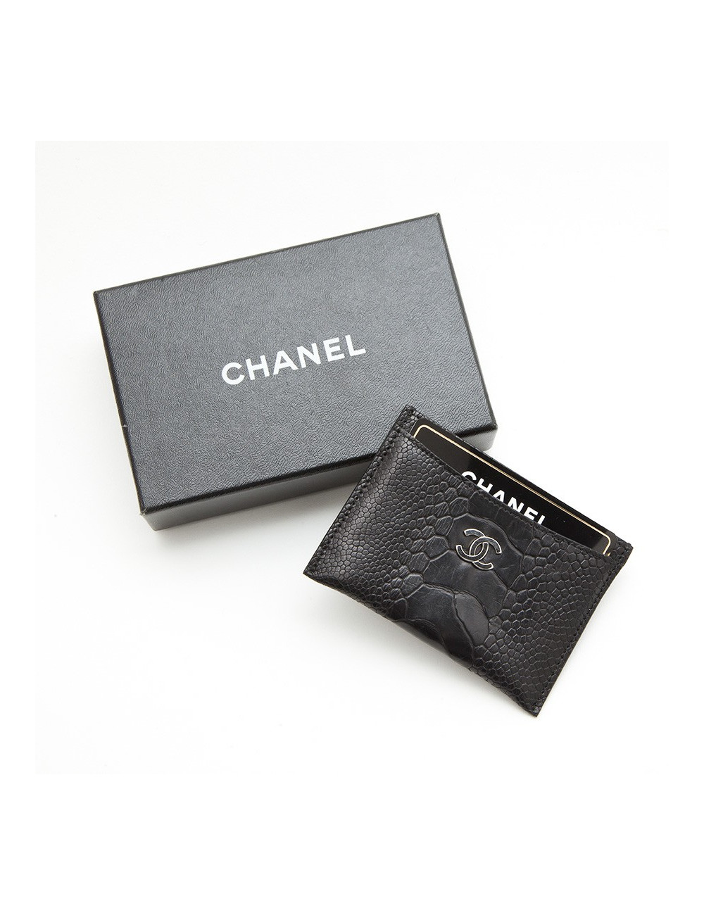 Porte-carte CHANEL en .....................noir