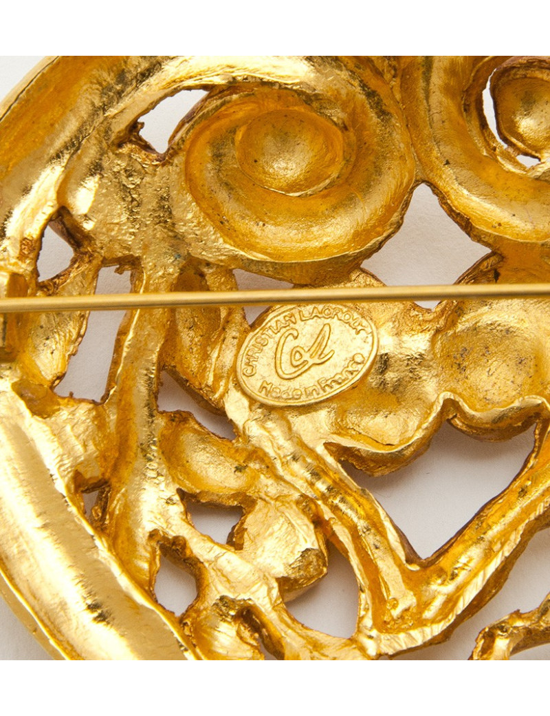 Broche CHRISTIAN LACROIX Coeur  Vintage