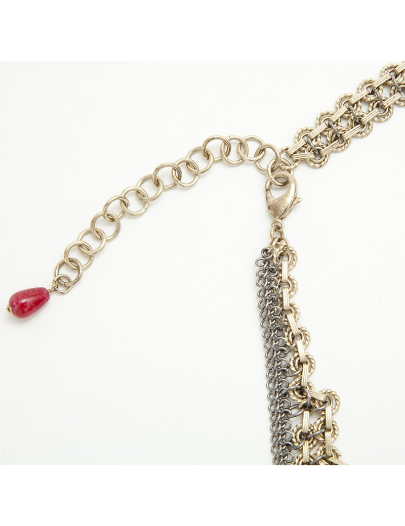 Ceinture  CHANEL "Paris-Bombay"  "CC" perles nacrées et strass