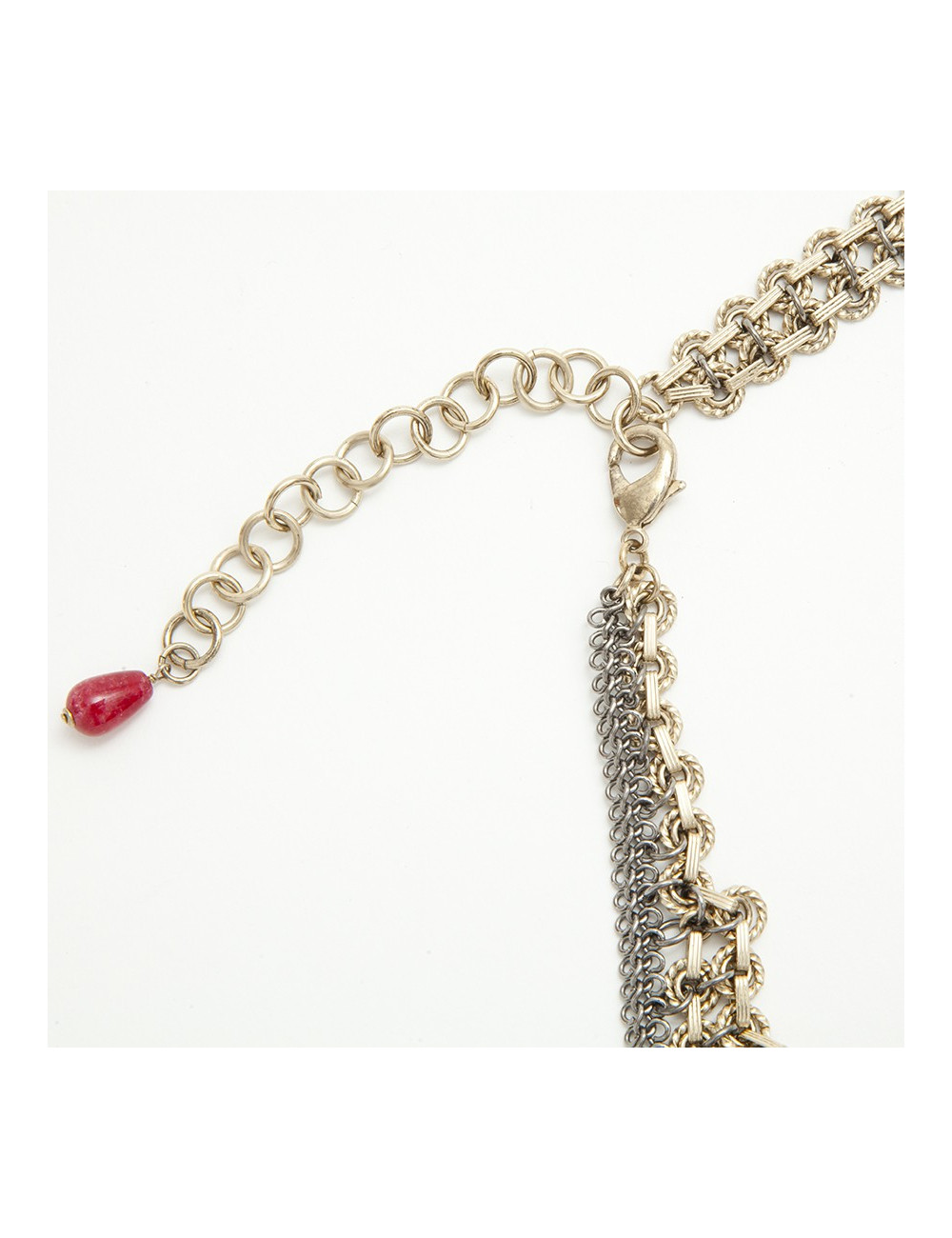 Peigne broche à cheveux CHANEL perles nacrées et strass