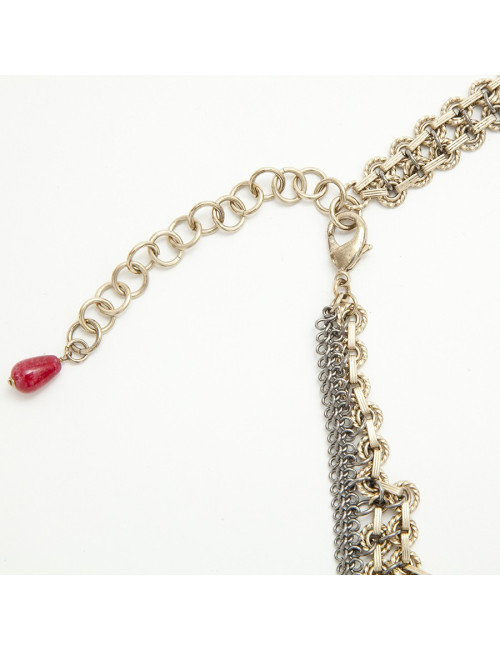 Ceinture  CHANEL "Paris-Bombay"  "CC" perles nacrées et strass