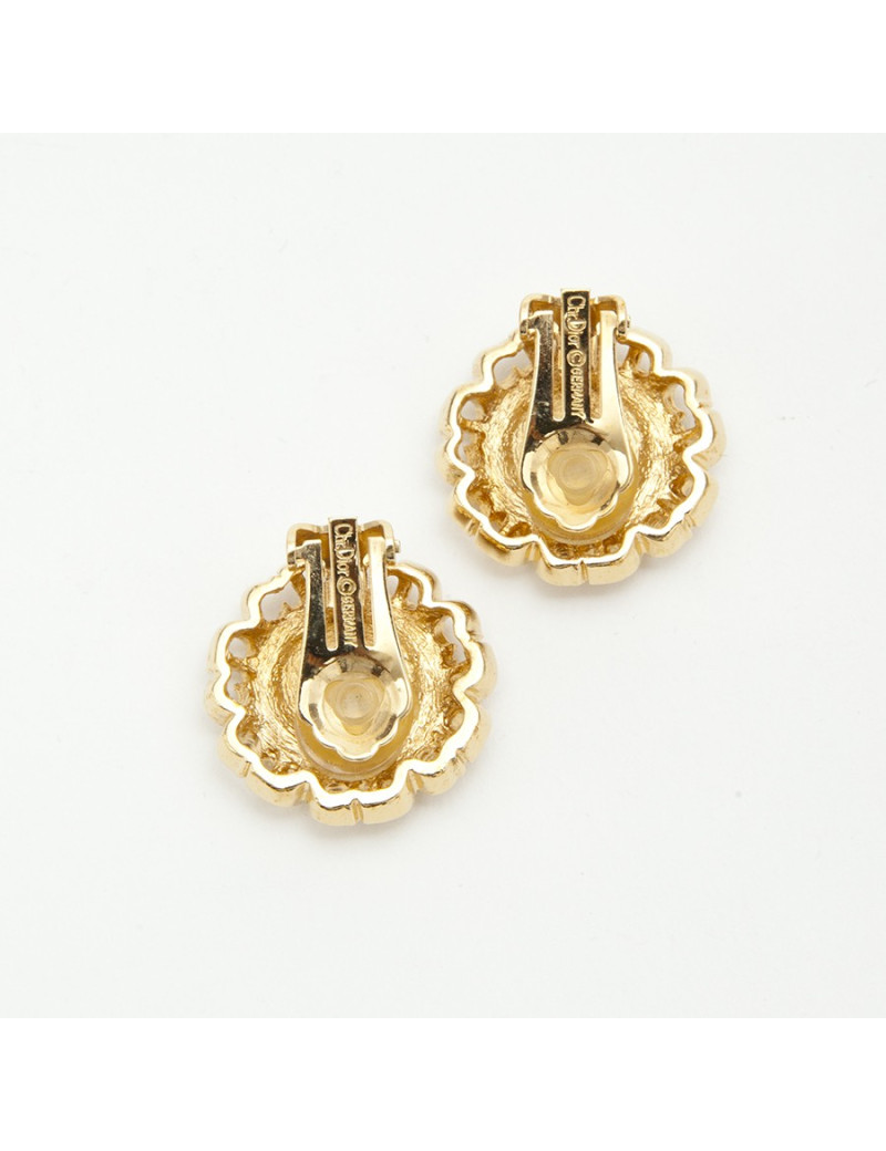Boucles d'oreille clips DIOR Vintage
