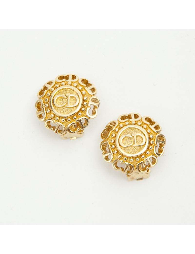 Boucles d'oreille clips DIOR Vintage