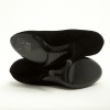 Escarpins CHANEL Couture T 37.5 velours noir et broderies