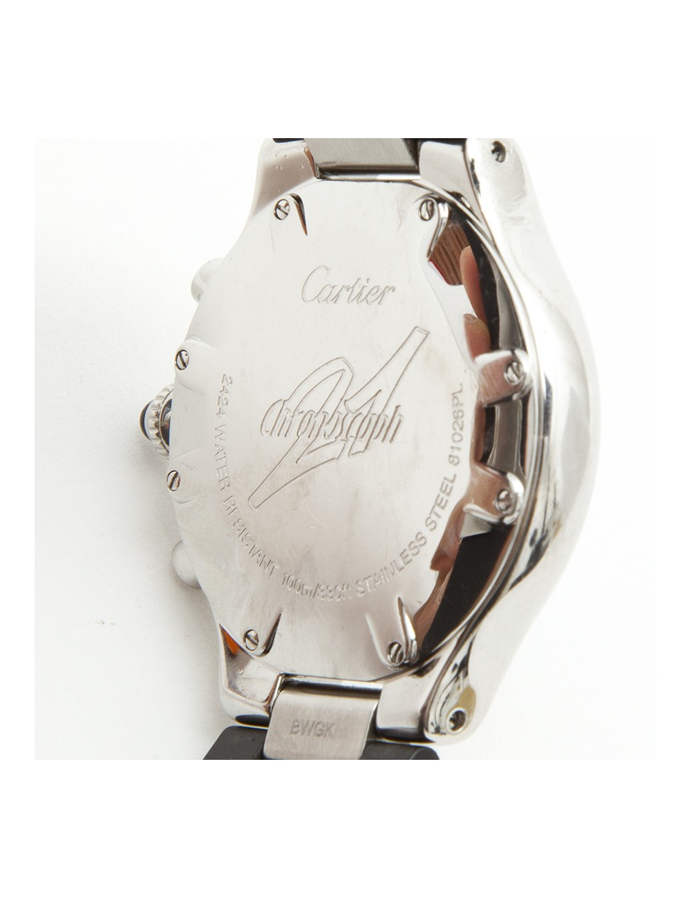 CARTIER 21 Chronoscaph Stainless Steel Quartz Wristwatch for men