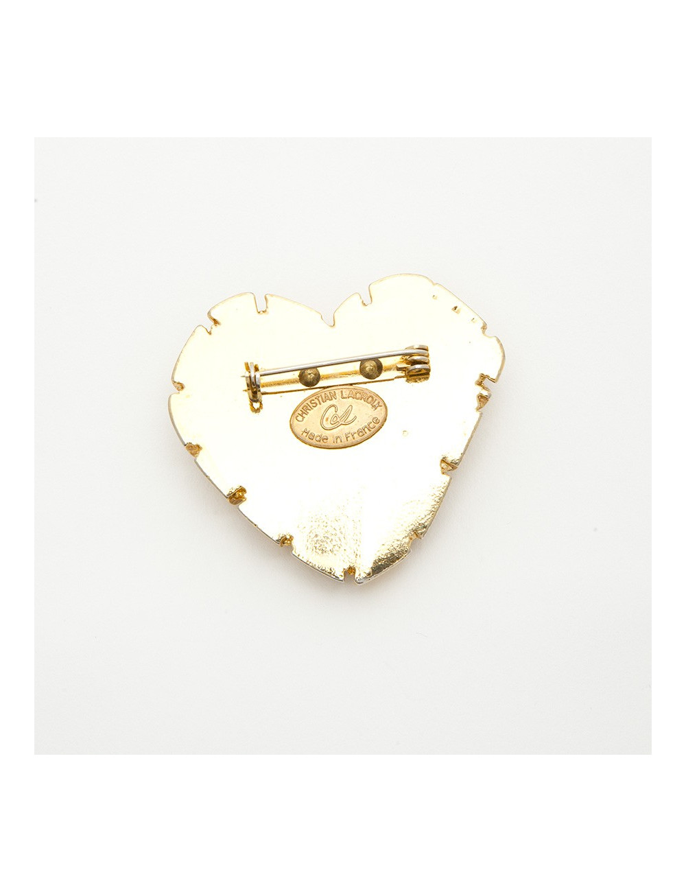 Broches CHRISTIAN LACROIX  coeur Vintage