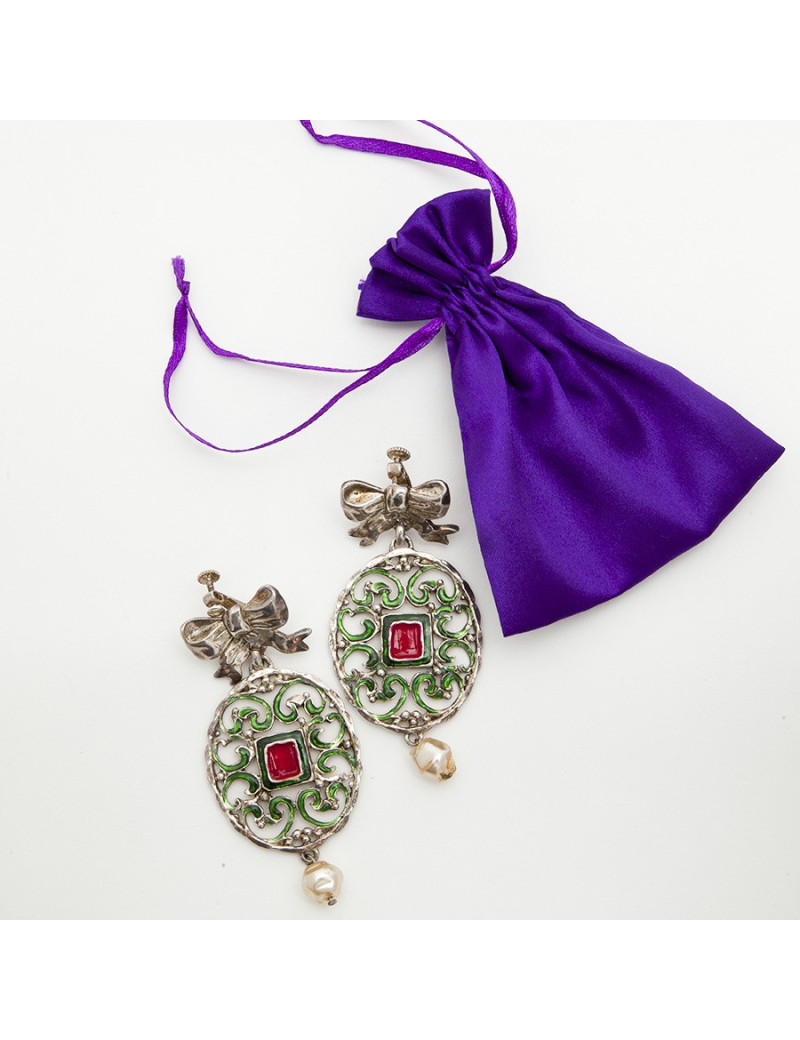 Boucles d'oreille clous CHRISTIAN LACROIX Vintage
